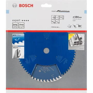 Bosch Disc Expert for Aluminium 216x30 mm, 66T, special pentru circulare cu acumulator