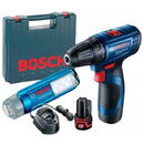 Bosch Bosch GSR 120 LI Masina de gaurit si insurubat cu 2 acumulatori, Li-Ion, 12 V, valiza plastic