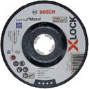 Bosch Bosch Disc X-LOCK Expert for Metal 125x6x22.23 pentru slefuire ingropata A 30 T BF