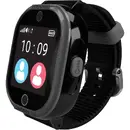 MyKi Watch 4 Lite cu tripla localizare (LBS, GPS, Wi-Fi), impermeabil, Negru