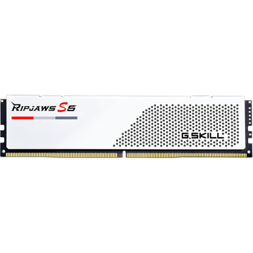 Memorie G.Skill Ripjaws S5 White 32GB, DDR5-5200MHz, CL36, Dual Channel