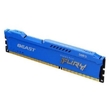 Memorie Kingston Fury Beast Blue, 4GB, DDR3-1600, CL10