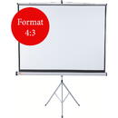 NOBO ECRAN proiectie  NOBO, manual, format 4 : 3, fixare trepied, 175 x 132 cm, "1902396"