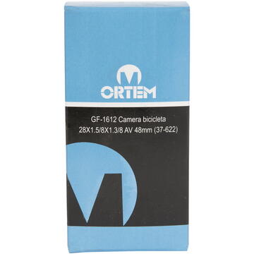 Ortem Camera bicicleta 28X1.5/8X1.3/8 AV 48mm (37-622)