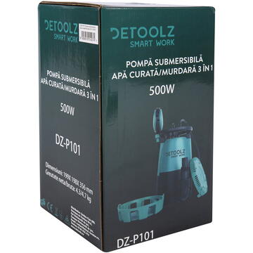Detoolz Pompa submersibila apa curata/murdara 3in1 400W