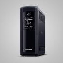 CYBERPOWER CyberPower Tracer III VP1600ELCD-FR uninterruptible power supply (UPS) Line-Interactive 1.6 kVA 900 W 5 AC outlet(s)