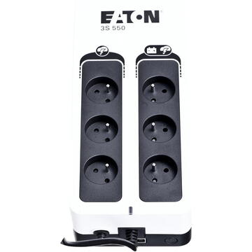 Eaton 3S550F uninterruptible power supply (UPS) Standby (Offline) 550 VA 330 W 6 AC outlet(s)