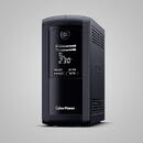 CyberPower Tracer III VP1000ELCD-FR uninterruptible power supply (UPS) Line-Interactive 1 kVA 550 W 4 AC outlet(s)