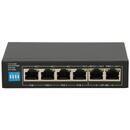 EXTRALINK Extralink EX.14831 network switch Managed Fast Ethernet (10/100) Power over Ethernet (PoE) 6U Black