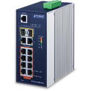 Planet PLANET IGS-4215-8P2T2S network switch Managed L2/L4 Gigabit Ethernet (10/100/1000) Power over Ethernet (PoE) Blue, Silver