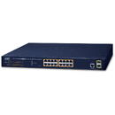 Planet PLANET GS-4210-16P2S network switch Managed L2/L4 Gigabit Ethernet (10/100/1000) Power over Ethernet (PoE) 1U Blue