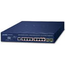 Planet PLANET IPv6/IPv4, 2-Port Managed L2/L4 Gigabit Ethernet (10/100/1000) Power over Ethernet (PoE) 1U Blue