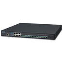 PLANET XGS-6350-12X8TR network switch Managed L3 Gigabit Ethernet (10/100/1000) 1U Black