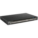 D-Link DGS-1520-52MP, 48 x Ports Gigabit, 4 x Ports SFP, Rackmount
