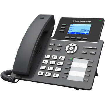Grandstream Networks GRP2604P IP phone Black 3 lines LCD