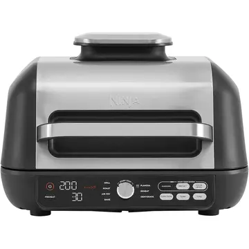 Gratar electric Ninja Foodi MAX PRO  AG651EU, functie friteuza aer cald, 2460W, 3.78l, negru