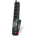 HSK DATA ACAR 504 W surge protector 5 AC outlet(s) 230 V 1.5 m Black