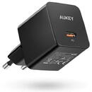 Aukey PA-Y20S 20 W, USB-C, Negru