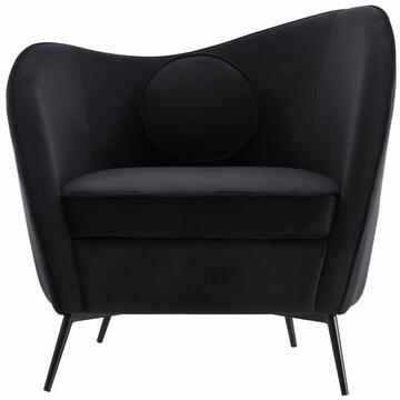 Heinner ARMCHAIR RETRO STYLE - BLACK