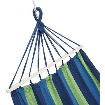 NILS eXtreme NILS CAMP NC9001 hammock with wooden beam Blue-green