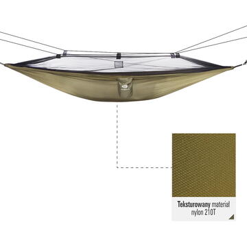 NILS eXtreme Hammock with mosquito net NILS CAMP NC3116 Green