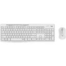 Logitech MK295, FR France, AZERTY, Wireless + Mouse Alb