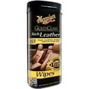 Servetele Intretinere Piele Meguiar's Rich Leather Wipes, 25buc