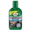 Dressing Chedere si Anvelope Turtle Wax Black In A Flash Trim and Tyre Wax, 300ml