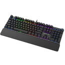 KRUX Krux Crato RGB Outemu Brown Keyboard Negru USB Cu fir