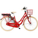Fischer die fahrradmarke FISCHER Bicycle CITA Retro 2.0 (2022), Pedelec (red (glossy), 28, 48 cm frame)