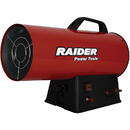 Raider Incalzitor gaz 15kW RD-GH15, Rosu,Flux de aer 300 m³/h
