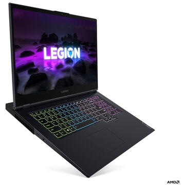 Notebook Lenovo Legion 5 17ACH6H Ryzen 5 5600H 17.3" FHD IPS 300nits AG 144Hz 16GB DDR4 3200 SSD512 GeForce RTX 3060 6GB LAN NoOS Phantom Blue/Shadow Black