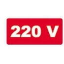 DIVERSE Semn de avertizare "220V", 10cmx5cm, PVC, 220V
