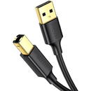 UGREEN US135 USB 2.0 (T) la USB 2.0 Type-B (T), 1.5m, conectori auriti, negru