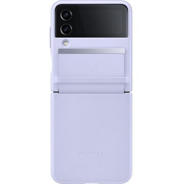 Husa Samsung Flap Leather Cover pentru Galaxy Z Flip4, Serene Purple