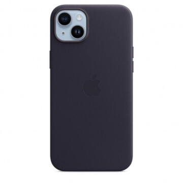 Husa Apple iPhone 14 Plus Leather Case  MagSafe - Ink