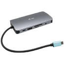  Metal USB-C Nano Dock HDMI/VGA with LAN + Power Delivery 100 W, Docking station