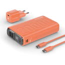 Powerbank RealPower PB-20000 Power Pack Portocaliu