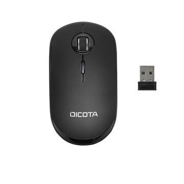 Mouse Dicota Wireless Mouse SILENT  1600dpi  Negru