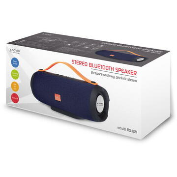 Boxa portabila SAVIO Bluetooth speaker BS-021 blue