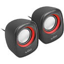 Computer Speakers 2.0 Tamu S100 red