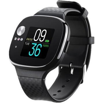 Smartwatch Asus VivoWatch BP HC-A04A, 1.28inch, curea silicon, Black