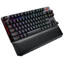 Asus Tastatura gaming ASUS ROG Strix Scope NX TKL Deluxe ROG RX Red neagra, USB