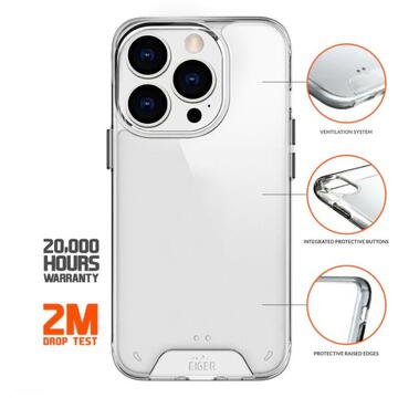 Husa Eiger Husa Glacier Case iPhone 14 Pro Max Clear (shock resistant)
