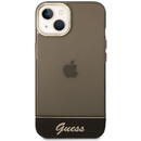Guess Husa Camera Outline Translucent iPhone 14 Negru