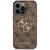 Husa Guess Husa Leather 4G Metal Logo iPhone 14 Pro Brown