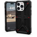 UAG Husa Monarch Series iPhone 14 Pro Kevlar Black, military drop tested