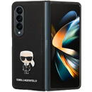 Karl Lagerfeld Husa Saffiano Ikonik Samsung Galaxy Z Fold4 Negru