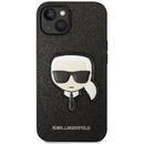 Karl Lagerfeld Karl Lagerfeld Husa Saffiano Karl's Head iPhone 14 Plus Black