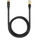 Ethernet RJ45, 10Gbps, 3m network cable black
